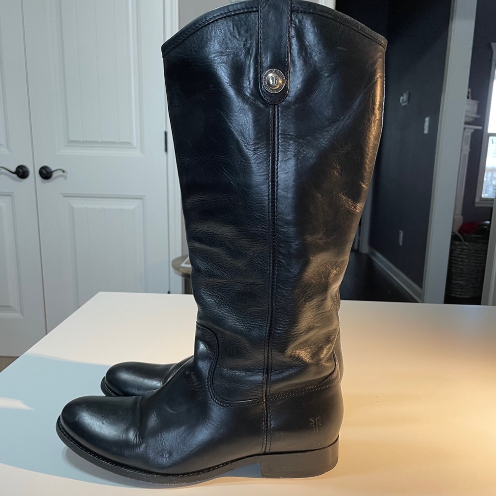 Frye Melissa Button Lug Boots